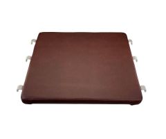 2" Solid Seat Cushion, w/Drop Hooks, 24" Wide