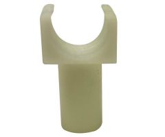 Rail Glide (White Nylon) for 18" Fixed Footrest Chair
