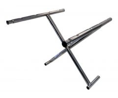 MRI Single Cross Brace Set, for 18" Wide Fixed Footrest Wheelchair
