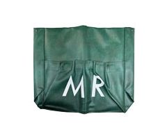 Back Upholstery w/ Hdwe. Complete for 20" Aluminum Wheel Chair, Green