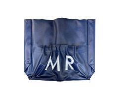 Back Upholstery w/ Hdwe. Complete for 24" Aluminum Wheel Chair, Dark Blue