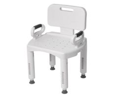 Drive Medical Premium Series Shower Chair w/ Back and Arms