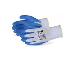 10 Gauge Dexterity General Purpose Latex Dip Knit Industrial Gloves, Gray, Size XL