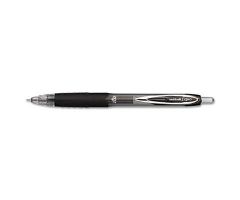 0.7 mm Medium Needle Point Uni-Ball 207 Retractable Gel Pen, Black