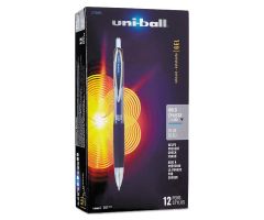 Signo 207 Retractable Gel Pen, Bold 1 mm, Black / Blue Barrel, Blue Ink