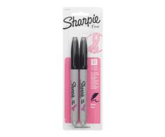 Sharpie Permanent Marker, Fine, Black, Pink Ribbon