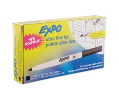 EXPO Ultra Fine Point Dry-Erase Markers, Black