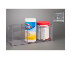 Sani/Clorox Wipe Holder-3 Pocket, Wall Mount