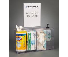 Wall Mount Sanitizing Station-4 Position