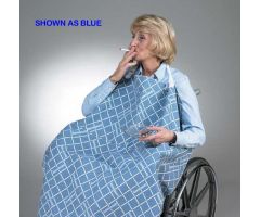 Smoker's Apron for Wheelchair Blue 30"L x 32"W