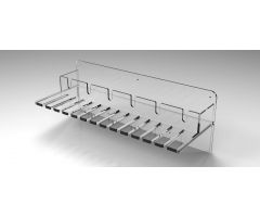 Evotech Scope Connector Drying Rack w/ Box Hldr, Wall Mount