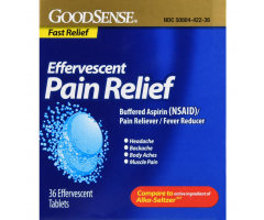 GoodSense Effervescent Pain Relief Tablets, 36 Count