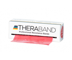 TheraBand Professional Latex Resistance Bands - 5” wide x 6 yards long - Medium Red