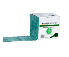 TheraBand Professional Latex Resistance Bands - 5” wide x 50 yards long - Heavy Green