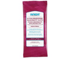 Preoperative Prep Cloths with 2% CHG by Sage Products SGE9705