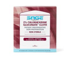 Preoperative Prep Cloths with 2% CHG, 2 Cloths per Package