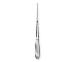 Bruns Bone Angled Stainless Steel Reusable Curette,Oval,Size 6