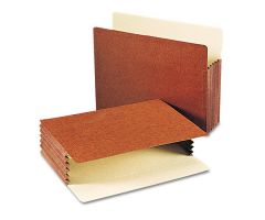 5.25" Expanding Pocket File Folders with Straight Tab, Letter-Size