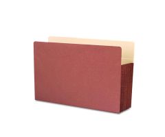 5.25" Expanding Pocket File Folders with Straight Tab, Legal-Size
