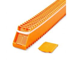 Histosette II Base for Biopsy Cassette in E-Z Load Stack, Orange, 40 Stacks x 50 Cassettes / Case