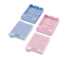 Swingsette Biopsy Cassette, Includes Separate Bases and Lids, Blue