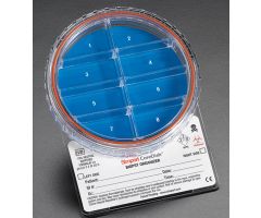 CoreDish Biopsy Container, 8 Compartments, Filled with Formalin