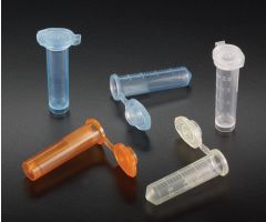 Microcentrifuge Tube, 2 mL, Polypropylene, Natural, Self-Standing