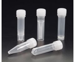 Micrewtube Microcentrifuge Tube, 2.0 mL, Self Standing, with Flat Top Cap and Lip Seal, No Printed Graduations