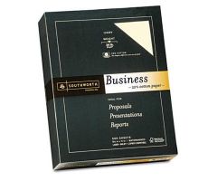 25% Cotton Business Paper, 95 Bright, Ivory, 24 lb., 8-1/2" x 11"