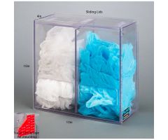 Bulk PPE Dispenser-10x10x4-Split, VHB Tape