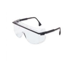 Uvex Astro 3001 OTG Safety Glasses with Clear Lens and Black Frame