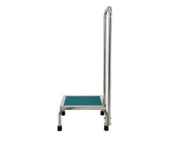 MRI Bariatric Step Stool w/ Handle for MRI, Base is 16" X 12" and 8 1/2"