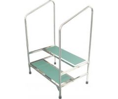 MRI Double Bariatric Foot Stool w/ 2 41" Handles