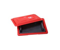 Sst System Red With Latches 18L X 12W X 3H In