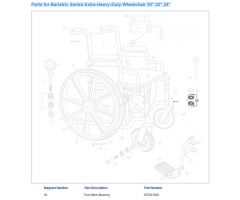 Wheelchair Fork Bearing only