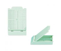 Orange Histosette II Hinged Lid Biopsy Cassette