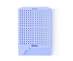 CASSETTE, EMBED, W/LID, TAPED, BLUE, 1000/CS