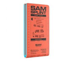 Sam Splint, Flat Fold, 36", Size XL, Orange / Blue