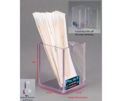 Swab/Tongue Depressor Holder, Wall Mount