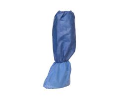 Boot Cover, Spunbond Coating, Knee-High, Blue, Size XL