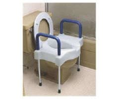 Toilet Seat Elevating Tall-Ette 400lb Capacity 16x19x22.5" X-Wide Aluminum Ea