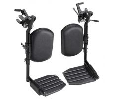 Hemi Swingaway Elevated Legrests, Composite Footplates T94HCP