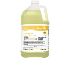 Diversey™ Liqu-A-Klor Disinfectant/Sanitizer, Gallon Bottle, 4 Bottles/Case - 2853280