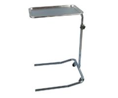 Mayo-Instrument Stand, Single Post, Tray Size: 19" x 12.75", Adjustable Height: 32" to 49", Base: 22" x 18.5"-Not for MRI-NO DISCOUNT