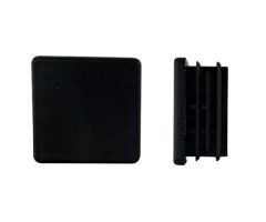 Square Black Plastic Plug, Black, for Mayo Stand