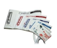 Trimline Soft Disposable 1-Tube Blood Pressure Cuff, Male Bayonet Rectus Connector, Large Adult Long, 35.5 to 46 cm