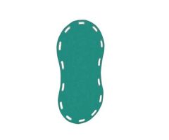 MRI Bariatric Patient Shifter- Aqua, 28" W x 72" L x 3/16" H. (Tuquise-green) color-ships via truck only