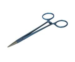 Titanium Mosquito Clamp, Curved, 5 Inch-