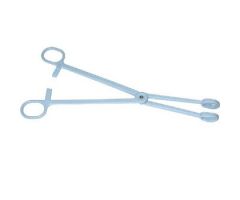Sponge Forceps, Plastic, Sterile, 10/Case, Sterile, comes packaged one per bag, 9 1/2"
