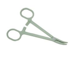 Hemostat, Plastic, Sterile- 5 1/4" Curved, 10/Case